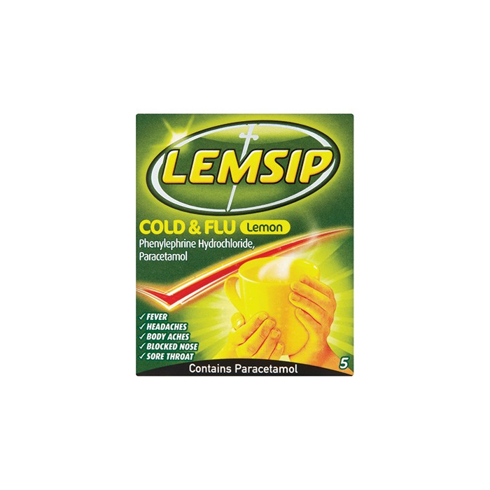 Lemsip Cold & Flu Blackcurrant X 10