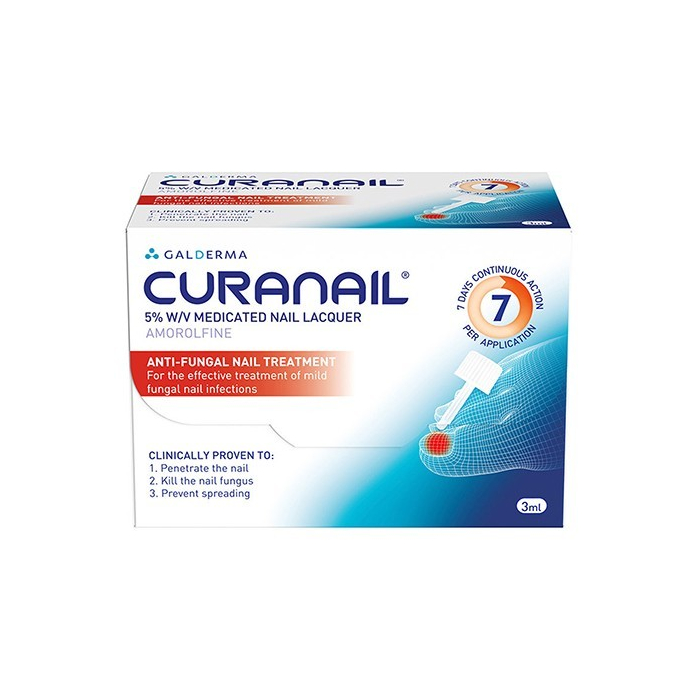 Curanail 5%w/v Medicated Nail Lacquer X 3ml