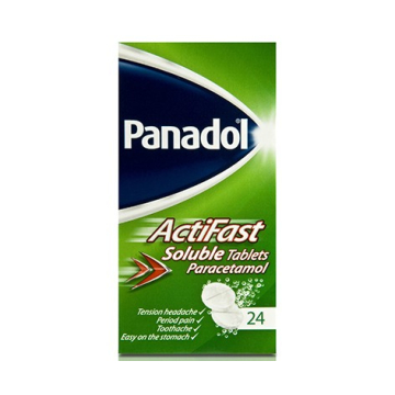 Panadol Actifast Soluble Tablets X 24
