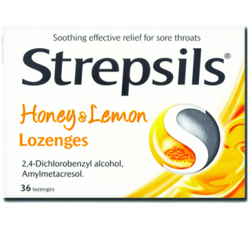 Strepsils Honey & Lemon Lozenges X 16