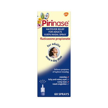 Pirinase Hayfever Relief for Adults 0.05% Nasal Spray X 60 sprays
