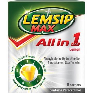 Lemsip Max All in One Sachets X 8