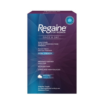 Regaine for Women Once A Day Scalp Foam X Double pack (2 x 73ml)