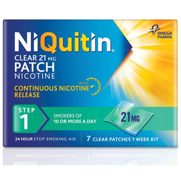 NiQuitin Clear 21mg Patch X 7 patches