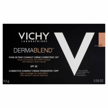 Vichy Dermablend Corrective Compact Cream Foundation 45 (Gold) 9.5G