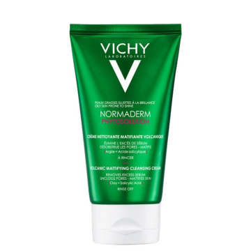 Vichy Normaderm Phytosolution Mattifying Clay to Foam Cleanser 125ml
