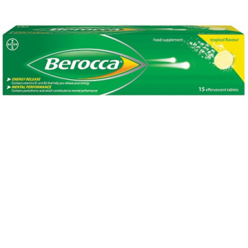 Berocca Effervescent Tablets Tropical Flavour X 15