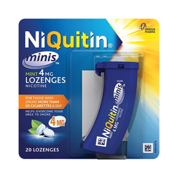 NiQuitin Minis Mint 4mg Lozenges X 20