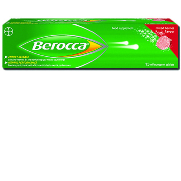 Berocca Effervescent Tablets Mixed Berries Flavour X 15