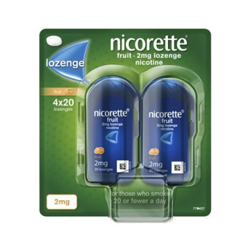 Nicorette Fruit 2mg Lozenge X 80