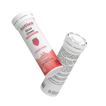 AddGluco Gluco Chew 10 Tablets Strawberry Flavour AddGluco Gluco Chew 10 Tablets Strawberry Flavour