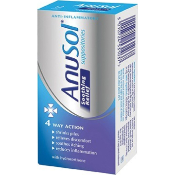 Anusol Soothing Relief Suppositories X 12