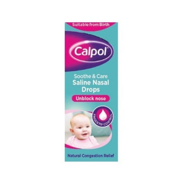 Calpol Saline Nasal Drops X 10ml