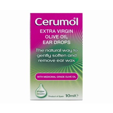 Cerumol Extra Virgin Olive Oil Ear Drops X 10ml