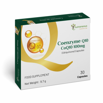 Co Enzyme Q10 100mg, 30 Capsules Highly Absorbable CoQ10 Ubiquinone 