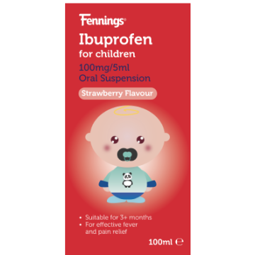 Ibuprofen 100mg/5ml Oral Suspension 100ml