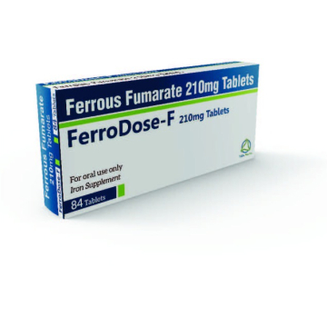 FERRODOSE F 210MG - FERROUS FUMARATE 210MG 84 tablets