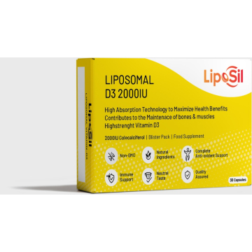 LIPOSIL liposomal vitamin D3 capsules 2000iu 30 Capsules