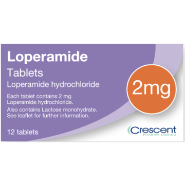 Anti-Diarrhoea Loperamide 2mg - 12 Tablets