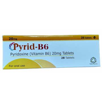 Pyrid B6 Pyridoxine 20MG - 28 tablets