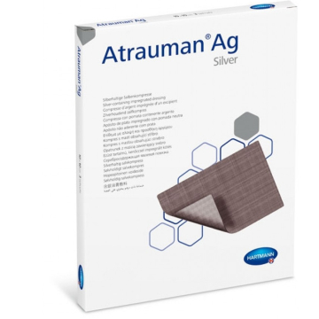 Atrauman AG Silver Impregnated Tulle Dressings 5cm x 5cm (x10) 499571