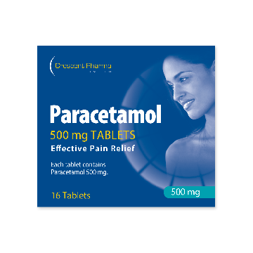 Paracetamol 500mg 16 Tablets 