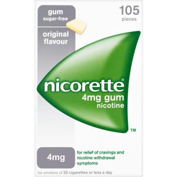 Nicorette 4mg Gum X 105