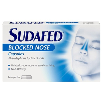 Sudafed Blocked Nose Capsules X 24
