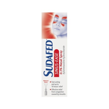 Sudafed Sinus-Ease 0.1% Nasal Spray X 15ml