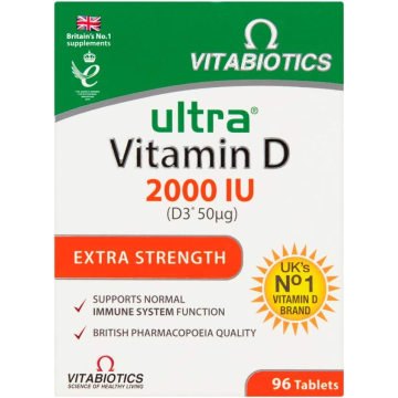 Vitabiotics Ultra Vitamin D 2000IU 96 Tablets