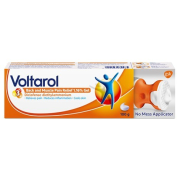 Voltarol Back & Muscle Pain Relief 1.16% Gel X 100g
