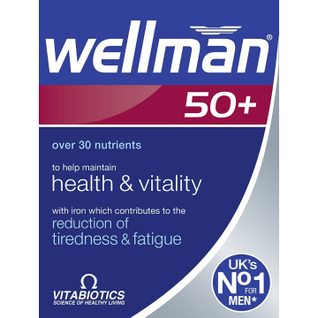 Vitabiotics Wellman 50+  Tablets