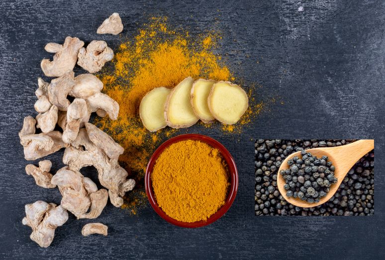 Curcumin, Ginger, and Black Pepper Food Supplement: A Powerful Trio for Health